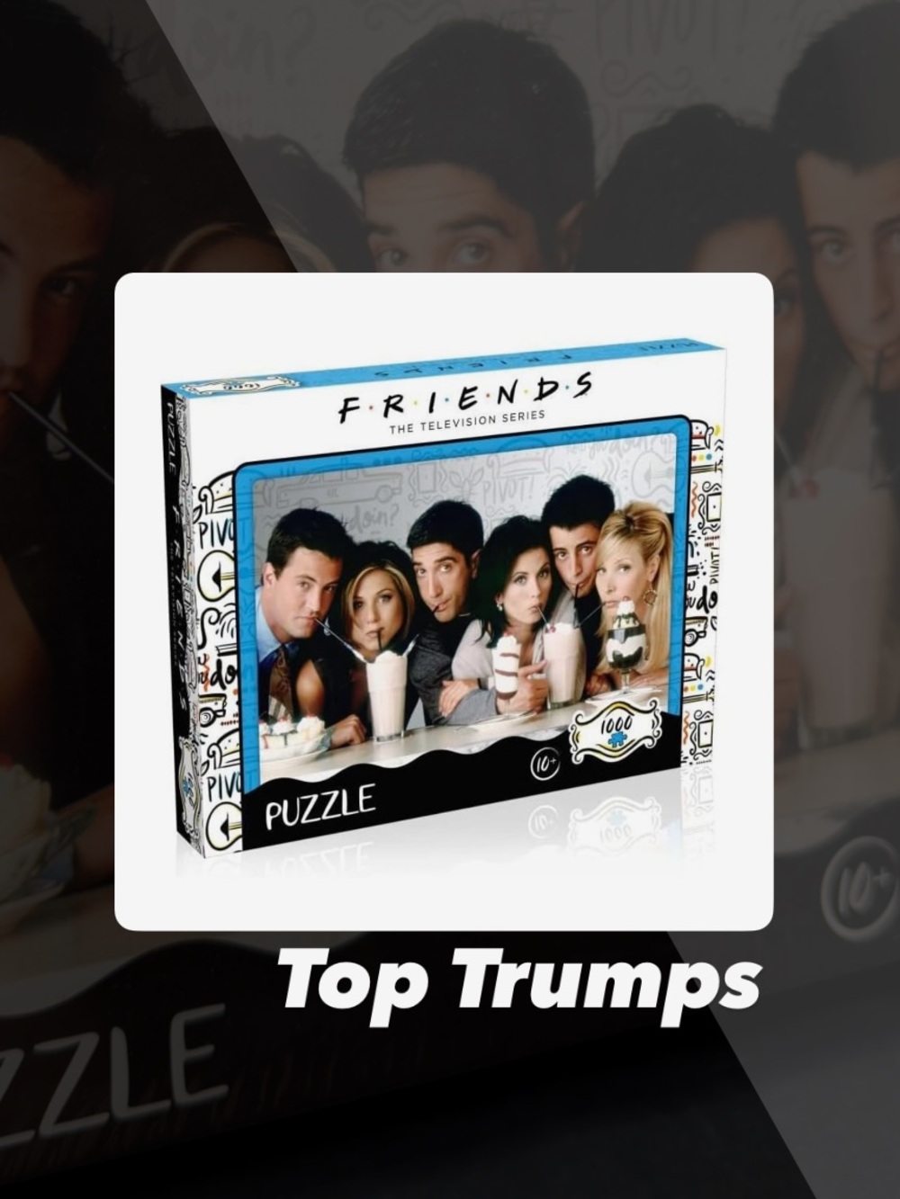 NIB Top Trumps Friends Milkshake Puzzle